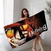 Horror Anime H-Hellsing Microfiber Blanket Quick Drying Beach Towels Oversized Printing Super Absorbent Pool Towel Blanket