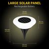 Waterproof Solar Lawn Lamp LED Solar Powered Light Ground Light Outdoor Floor Lamp  Garden
