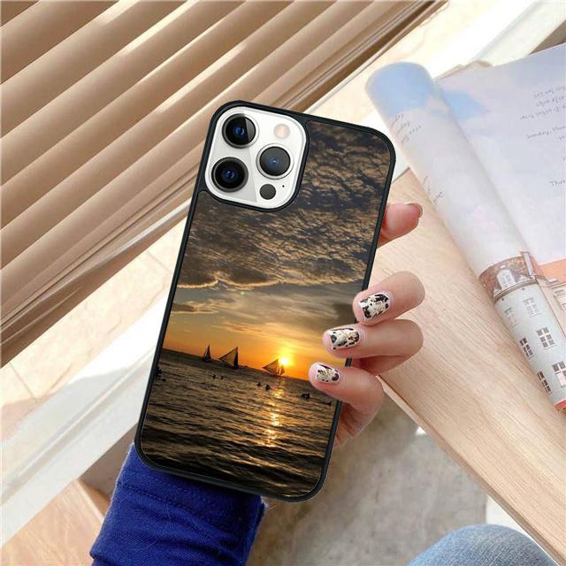 Love Summer Beach Coque Shell For iPhone 17 Air 15 16 14 13 12 Pro Max 11 Pro Max Plus Phone Case Cover