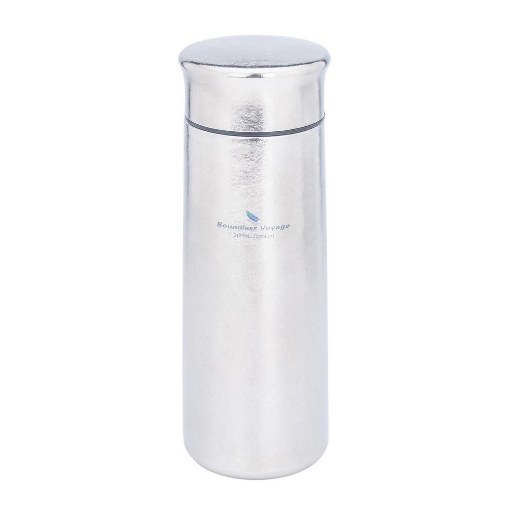 Boundless Voyage Titanium Water Vacuum Keeps Drinks Hot or Includes Tea Durable and Lightweight Titanium Compact and Portable for Everyday Outdoor and
