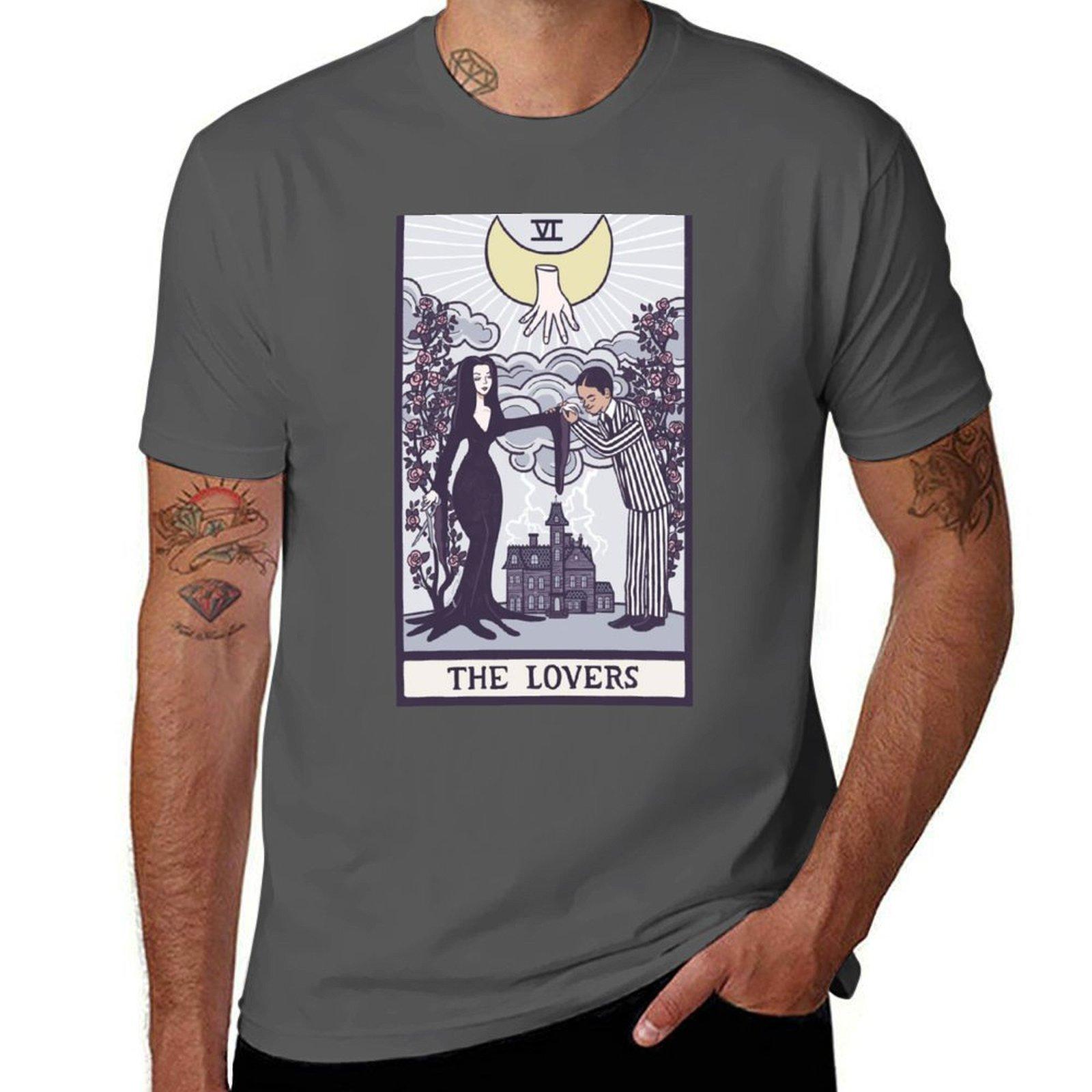 

The Lovers VI - Tarot T-Shirt t shirts cotton 100% man t shirts for men casual T-Shirt 4XL