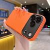 Fashion Contrast Color Lens Protection Silicone Phone Case For 17 Air 16 15 14 Plus 13 12 11 Pro Max Soft Cover