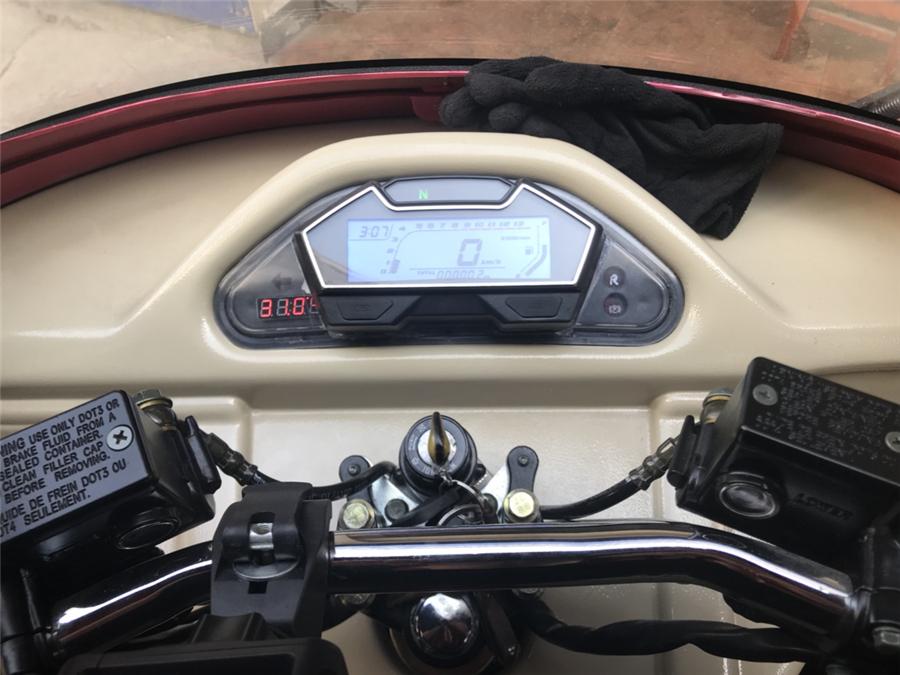 Motorcycle Speedometer Odo RPM Speed Fuel Gauge Kph Mph Water Temp Oil Meter