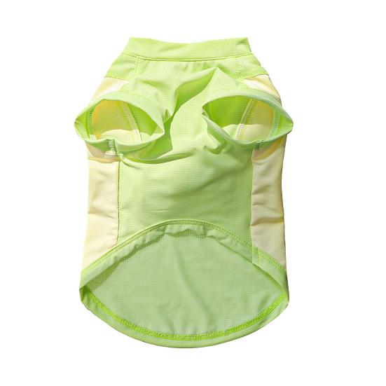 

Летняя охлаждающая футболка для собаки из ледяной шелковой ткани, защита от солнца, дышащая, быстросохнущая футболка для маленьких и средних собак L