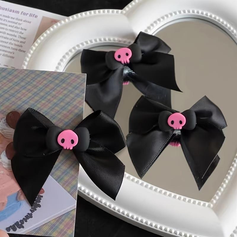 Y2K Punk Skull Hair Snap Clip Cute and Stylish Hair Tie for Women Perfect for Parties and Special Occasions