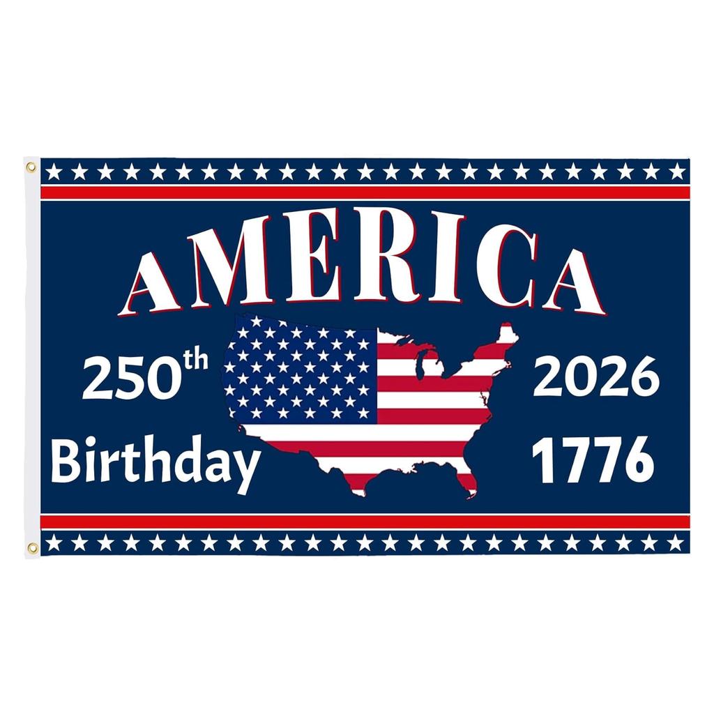 250th Anniversary Celebration Flag - Commemorative Bunting & Patriotic Decor For Historical Events, Festivals, And Pride