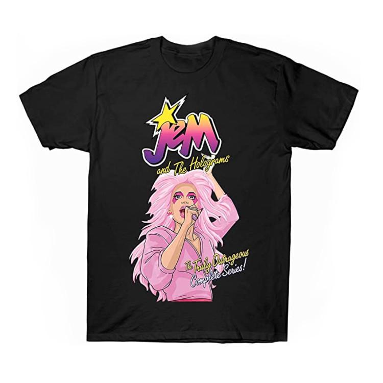 NEW Jem And The Holograms Heavy Cotton Black S-5XL T Shirt TU655 L
