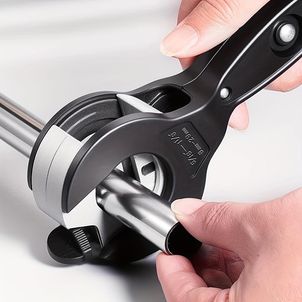 Ratcheting Tubing Cutter - 2 In 1 Tube Cutter - Ratcheting Tubing Cutter Tool for Copper, PVC and Metal Pipes