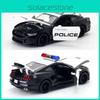 Legierung Auto Modell 1:32er Maßstab Shelby GT350 Polizeiauto mit Sound und Licht für Kinder