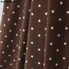 INCERUN Men Long Sleeve Polka Dots Cropped Blazer and Long Skirts Sets Outfits