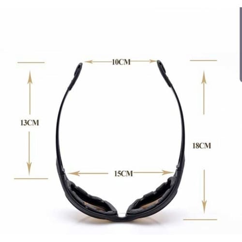 AiO JAPAN Daisy C5 Polarized Military Sunglasses, Set of 4, Shooting Glasses, Airsoft, Outdoor, UV Protection