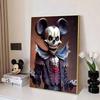 Disney Diamond Painting Dark Skull Mickey Mouse 5D Mosaic Art DIY Cross Stitch Embroidery Set Full Diamond Home Decor Gift