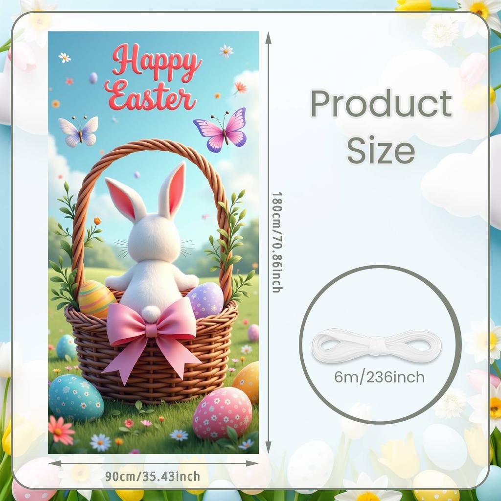 Easter Egg Display Vintage Truck Religious Easter Backdrop Spring Easter Background Plaid Border For Family Gathering Church