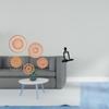 Плетеное из ротанга настенное искусство и абстрактная скульптура Мыслителя Декоративный орнамент для спальни, прихожей, чаепития