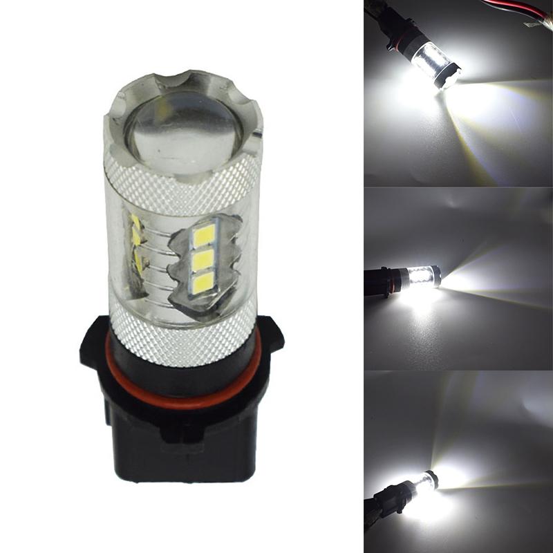 Buy 2x 80W P13W LED light bulb w/ 16 pcs 5W 2835 SMD LED Chips at ...