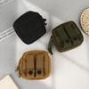 Small Tactical Pouch Micro Utility Molle Pouch Removable Clear Id Pocket Mini Knife Compass Flashlight Card Storage Bag Belt