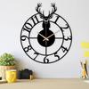Large World Map Wall Clock, Metal Minimalist Modern Clock, Round Silent Non-Ticking Battery Operated Wall Clocks for Living Room/Home