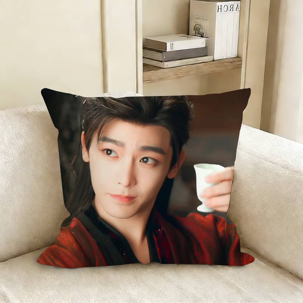 Neo Hou Minghao Lu Yuxiao TV Love in The Clouds Ji Bozai Various Sizes Square Pillow Case For Car Home Bedchamber Decor