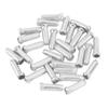 50 Pcs Road Bike Cable End Caps Aluminum Alloy Cable End Crimps Brake Shifter Cable End Tip Durable Shifter Cable Ends