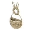 Easter Bunny Basket   Woven Hanging Unlined Wall   Spring Decor for Flowers Gifts