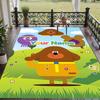 Custom Text Hey Duggee Pattern Floor Rug Soft Indoor Carpet Mat Living Room Bedroom