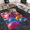 1pc Anime Smiley Face Chair Mat - Cute Cartoon Design, Non-Slip Office Rug for Home Decor, Suitable for All Seasons, Perfect Gift Idea.A038