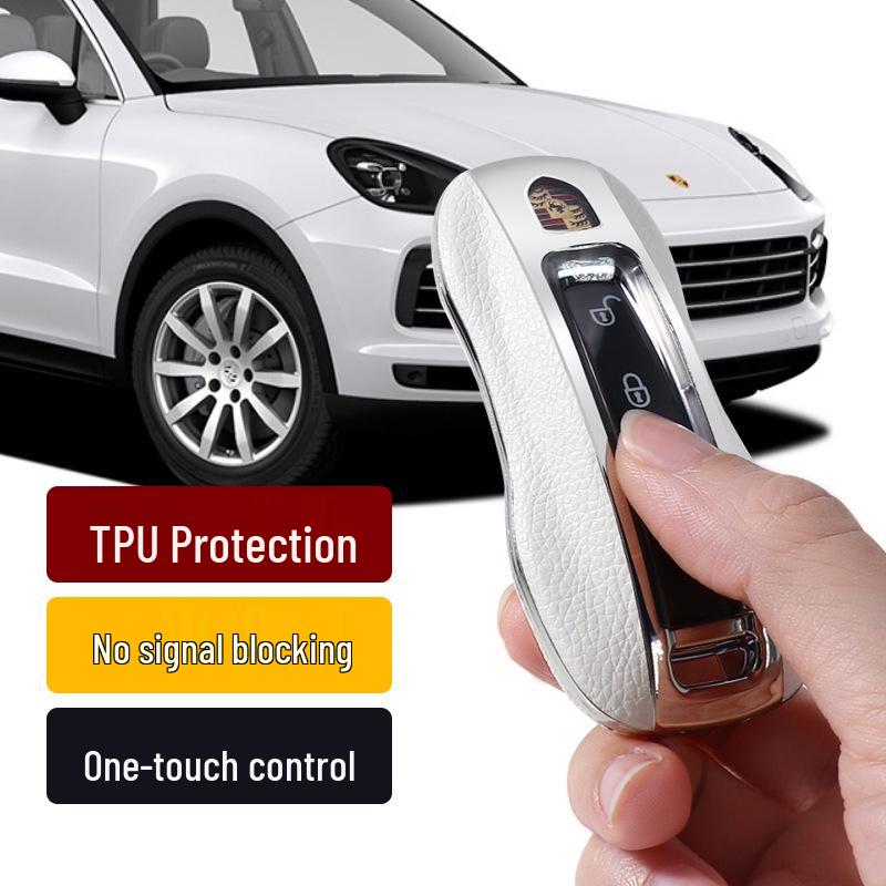 Premium Key Cover for 2024 Porsche Cayenne, Panamera, 911, 918 Model