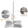 Stainless Steel Vertical Meat Spit BBQ Skewer Stand For Enjoyable Indoor And Outdoor Grilling Experiences