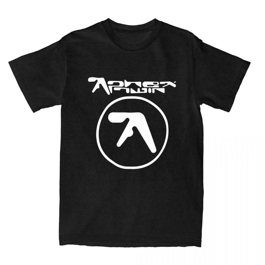 2026 Herren Damen Aphex Twin Musik T-Shirt Kleidung Vintage Kurzarm Rundhals T-Shirt Party T-Shirt Oversize Kleidung Oberteil