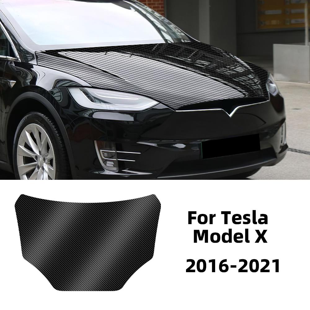 Carbon Fiber Pattern PPF Car Paint Protection Engine Film Trim for Tesla Model X Model S 2016-2018 2019 2020 2025 2025 2025 2025