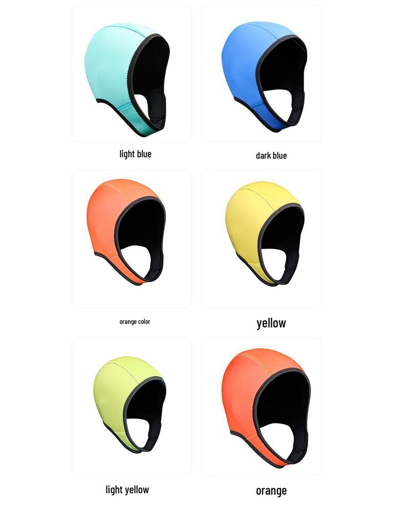 Unisex Quick-Drying Diving Cap - 2.5MM Sun & Ear Protection, Warmth, Adult Swim Hood for Men & Women