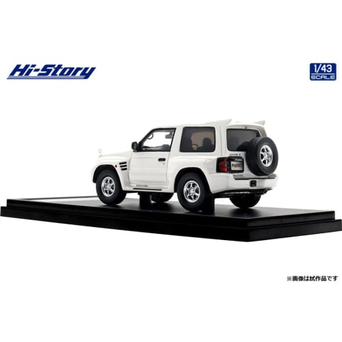 Hi Story 1/43 Mitsubishi PAJERO EVOLUTION (1997) Sophia White Finished Model