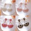 Geometric Hoop Earrings For Women With Gold Plating Retro Style Fashion Jewelry