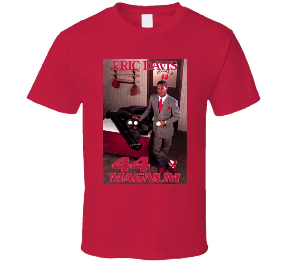 Retro Cincinnati Baseball Eric Davis 44 Magnum T Shirt Unisex T-Shirt M