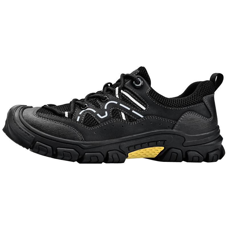 Fashion Leather Shoes Man Casual Loafers Luxury Design Slip on Male Dress Shoes Leisure Style Big Size Outdoor Wear-resistant Sole