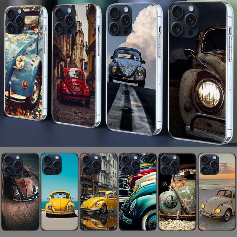 I like the Beetle Clear Phone Case For Iphone 17 Air 16 Pro Max 15 Pro 14 Plus 17E 16E 11 13 12 Mini Cover Cases Fundas Cell TPU