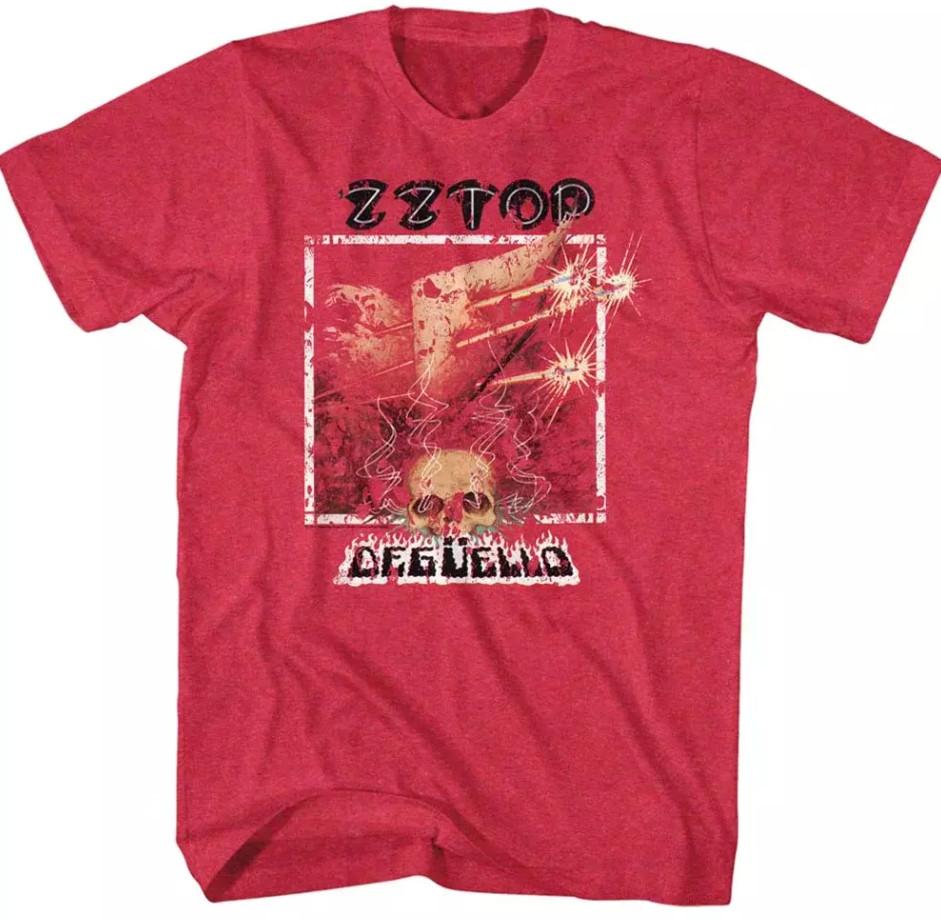 ZZ Top Deguello Cherry Heather Adult T-shirt size S-5XL S