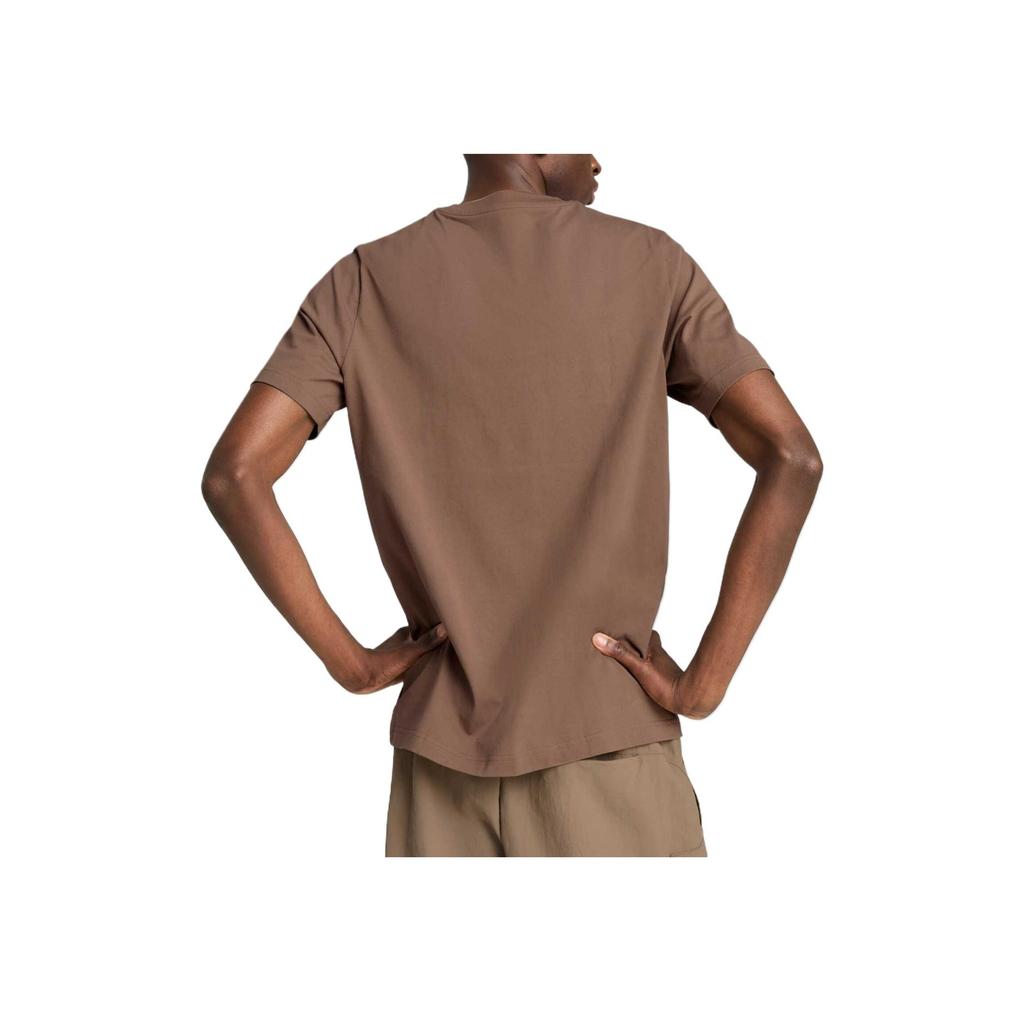 Puma Comfortable Skin-Friendly Delicate Soft Short Sleeve T-Shirt Men Tops Brown 632920-93