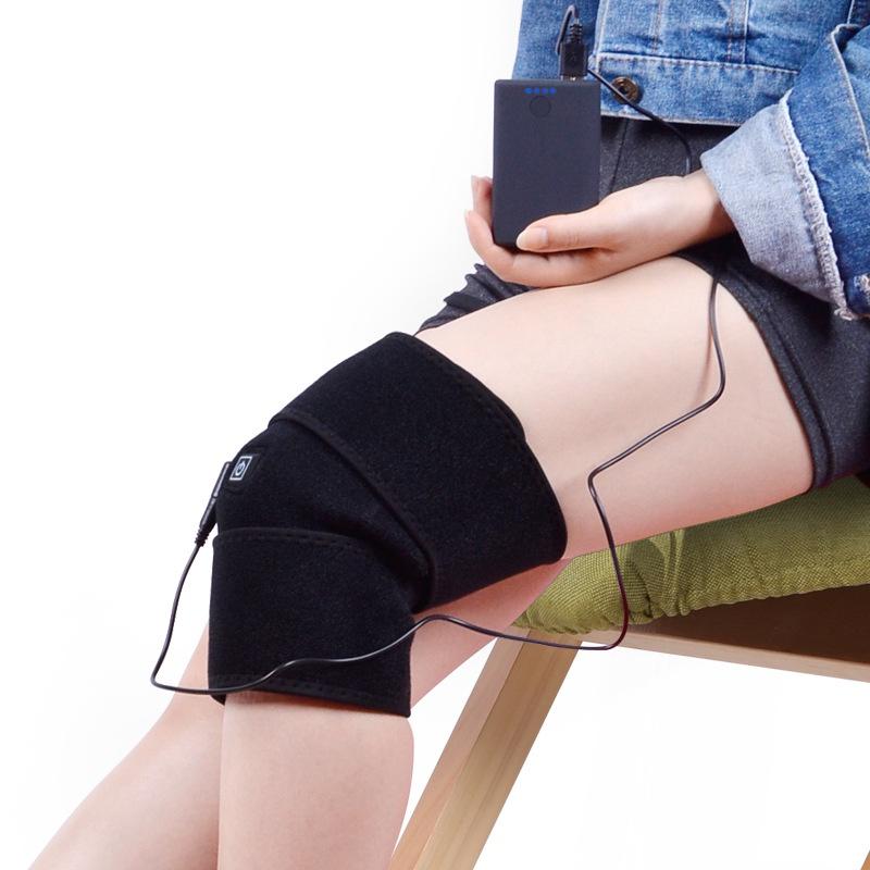 Electric Knee Arthritis Thermal Therapy Pad With Adjustable Wrap And Long Power Cord For Pain Relief And Injury Recovery