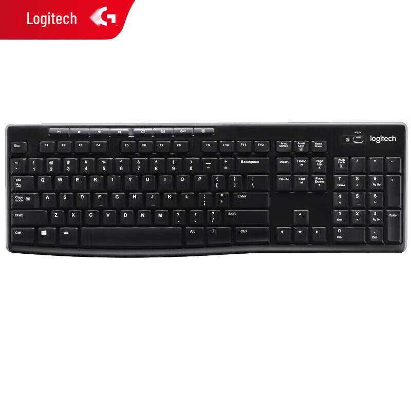 

Logitech K270 Full-Size Wireless Multimedia Keyboard