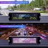 Car USB Solar Charge Smart Digital Clock Calendar Time Temperature LED Display Automobile Interior Accessories Auto Start