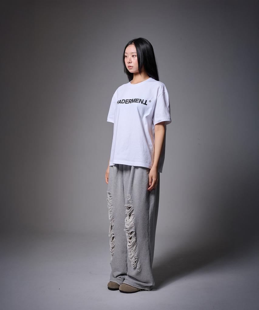 Pantaloni della tuta Peideomeonteu Class Danneggiati Graffiati (Grigio)