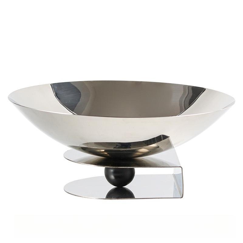 Metal Fruit Bowl Pretty Unique Snacks Candy Food Plates Creative Dessert Nuts Dinner Plate Kitchen Tableware Decorative Tray