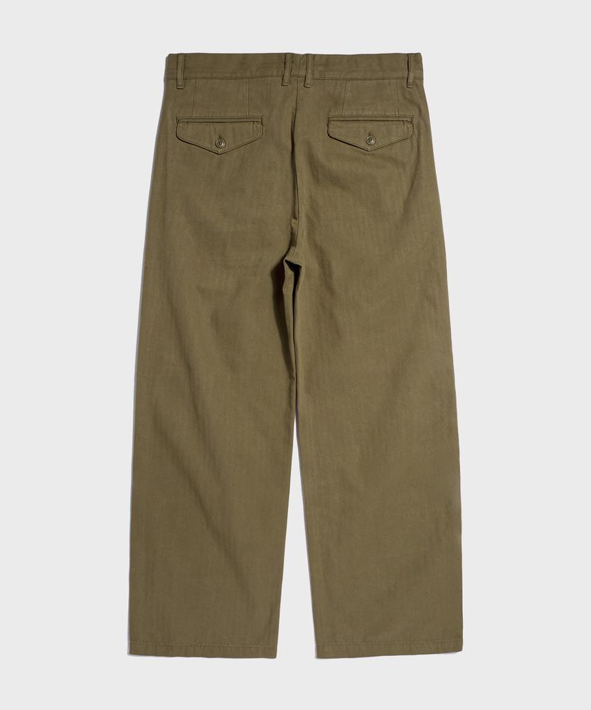 Ledeutoneido 1950 Heratage Officer Pants Khaki