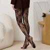 Elegant Women Sexy Lace Patterned Tights Fishnet Floral Stockings Y2K Pattern Leggings Net Pantyhose Vintage