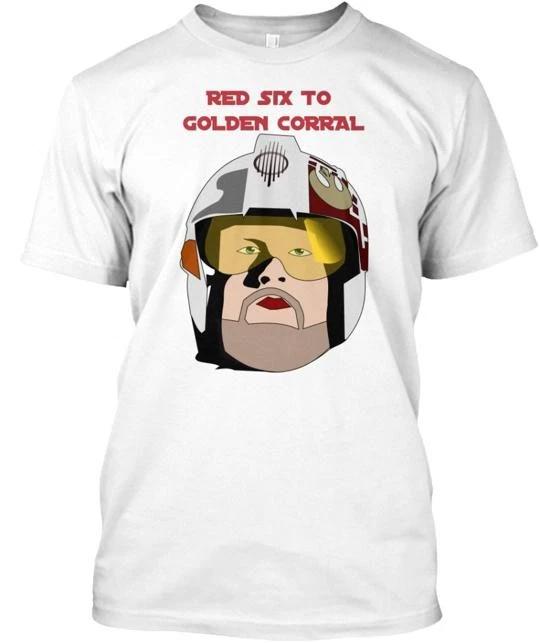 

Red Six To Golden Corral Podcast Apparel TTshirt Made in the USA Size S to 5XL XL