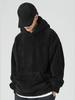 European Style Slim Fit Men's Coral Fleece Hooded Sweatshirt for Autumn and Winter
