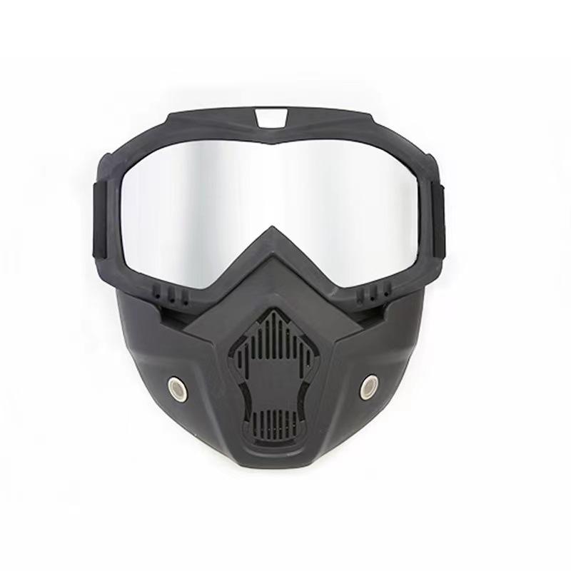 Dustproof Motocross Glasses Adjustable Motorcycle Goggles Breathable Full Face Protective Motorbike Dirt Bike Off-road Mask