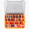 263Pcs/Set Fishing Tackle Kit with Box Including Fishing Weights Sinkers Jig Hooks Beads Swivel Snap Bobbers