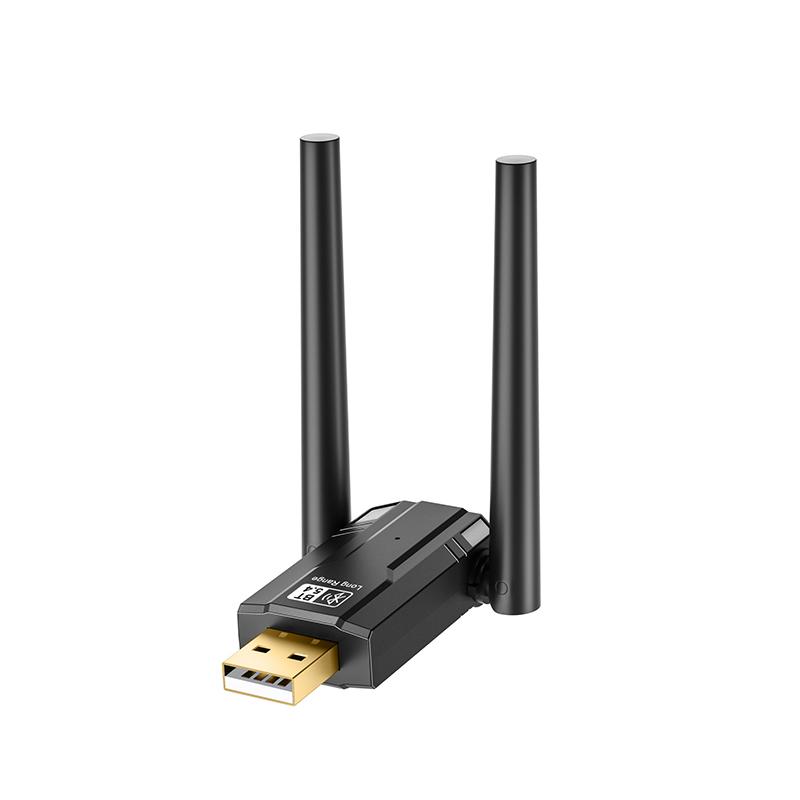 150M Bt5.4 Bluetooth Adapter Driver-Free Usb Transmitter Multi-Device Connection Game Controller Connection Signal Booster Wifi